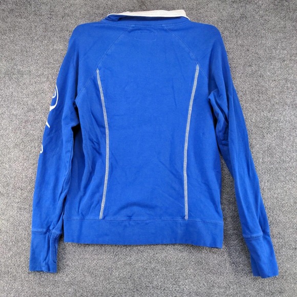 E5 Women's Shirt Blue Medium Kentucky Wildcats 1/4 Zip Pullover Long Sleeve - Picture 5 of 12